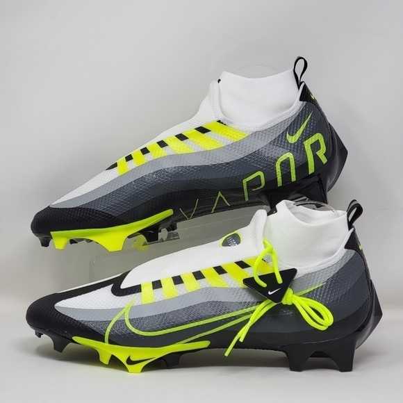 Nike Vapor Edge Pro 360 Black/Volt-White Smoke Grey DQ3670-071 Men Size 12 New